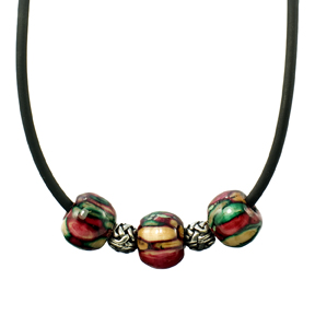 Bead Pendant using Scottish Heather Beads