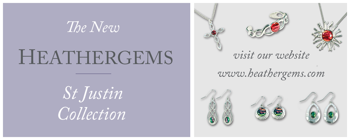 NEW Heathergems St Justin Pewter Collection available now...