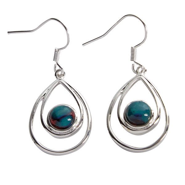 Sterling silver on sale peacock earrings